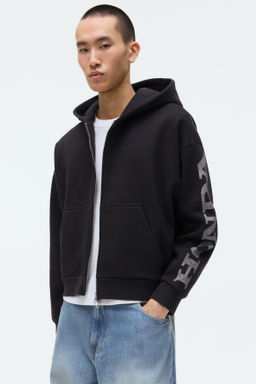 Chaqueta sudadera con estampado Oversized Fit - H&m фото 6