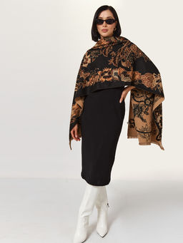 в составе ШЕРСТЬ и кашемир Большой, мягкий, теплый двусторонний палантин. - Tantino фото 2