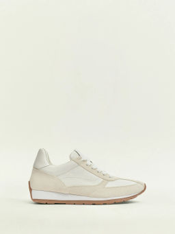 Кроссовки из натуральной кожи, W018/ivoor