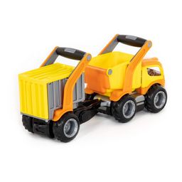 ГрипТрак, автомобиль-самосвал с полуприцепом (в коробке) - Полесье фото 4