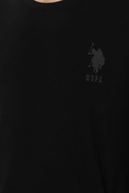 Мужской черный свитшот - U.s. polo assn фото 7
