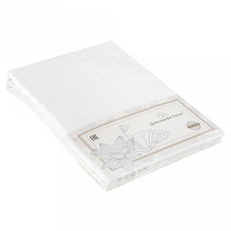 Пододеяльник Евро Белый лебедь 200х220см, JET-сатин страйп 135г/м2 (хлопок 100%), упаковка эконом, ПВХ 28х41см, т.м. Домашняя Мода (Россия)  фото 2