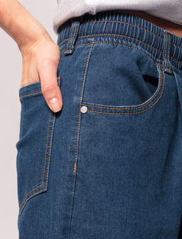 VILATTE / Джинсы джоггеры из облегченного денима  фото 3