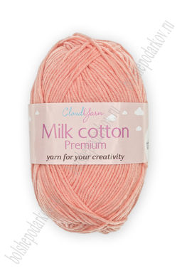 Пряжа Milk cotton Premium 50 гр (10 шт) SF-7847, розовый персик
