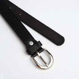 Ремень детский, ширина 2,1 см, винт, пряжка метал, цвет чёрный - Simaland фото 2