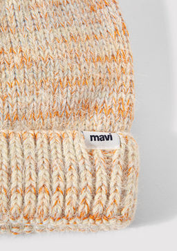 Ponponlu Turuncu Bere - Mavi фото 3