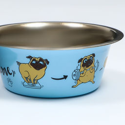 Миска стандартная Пижон. Коротко о диете, 450 мл  фото 8