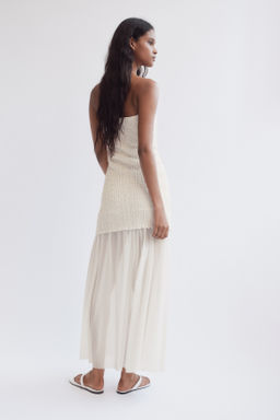 Vestido bandeau en tejido dual - H&m фото 2