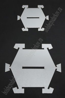 Набор пластиковых шаблонов 1 мм Американский бант №1