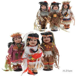 Сувенир коллекционный Индейцы 30 см / ZD1200 /уп 36/