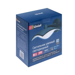 Светильник светодиодный Uniel, архитектурный, 8 Вт, 4000К, IP54, чёрный