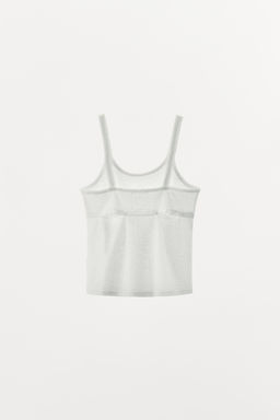 KNIT TOP WITH BUTTONS - Zara фото 5
