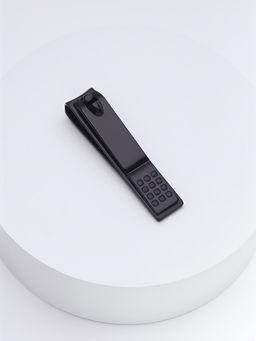 Кусачки книпсер маникюрные, 5.9 см, на блистере, чёрные