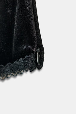 EMBROIDERED VELVET CORSET - Zara фото 6