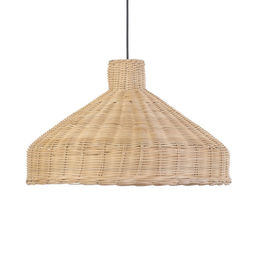 Светильник потолочный из ротанга «Бамбанг», 1×120 Вт, Е27, 50×50×30 см