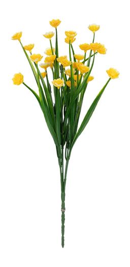 Искусственное растение Blumentag ATJ-08 Растение искусственное Фиалка 30 см 5 х 1 шт. 03 желтый