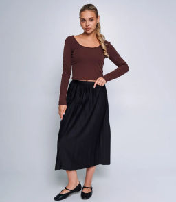 Юбка #КТ601 (4), чёрный