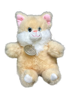 Кошечка сидящая, мех "игла", 20см (Белоруссия)