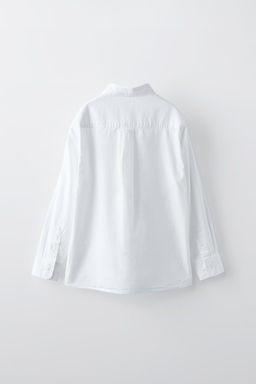 TEXTURED SHIRT WITH POCKET - Zara фото 2