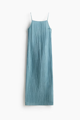 Vestido de crep? con espalda escotada