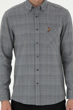 Мужская черная рубашка с длинным рукавом Неожиданная скидка в корзине - U.s. polo assn фото 6