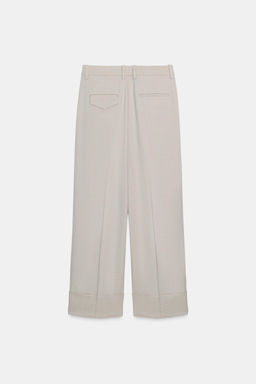 ZW COLLECTION DARTED TROUSERS - Zara фото 7