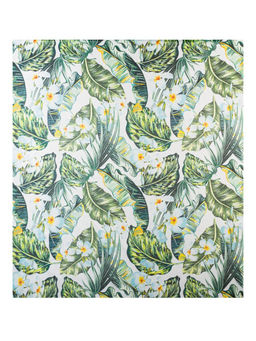 Палантин из вискозы с флористическим принтом