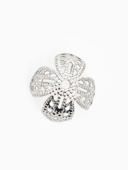 Цена за 3 шт. Шапочки для бусин (набор 10 шт.), СМ-051-1, 14?14?7 мм, цвет серебро