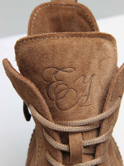 Ботинки 338.1541be. светло-коричневый замша/Шерсть