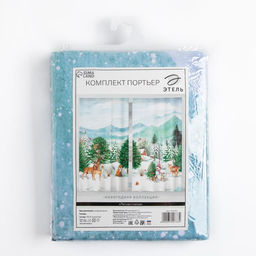 Шторы «Этель. Лесная сказка», 145×260 см, 2 шт., 140 г/м²