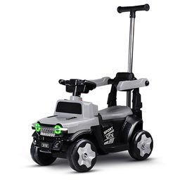 Электромобиль детский "Джип" (цвет серый)