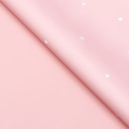 Пленка для цветов, 57 см ? 10 м, Сердечки, нежно-персиковая, 65 мкм - UPAK LAND фото 3