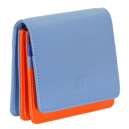 Итальянский кожаный кошелек DuDu серии Flores | пастельно-голубой - Dudubags фото 4