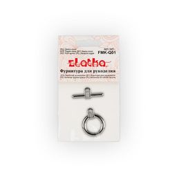 Zlatka Замок-тогл FMK-Q01 16 х 20 мм 5 х 1 шт 02 под золото  фото 3