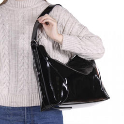 Сумка женская кожаная 1285EC black Euro-Col в Новосибирске