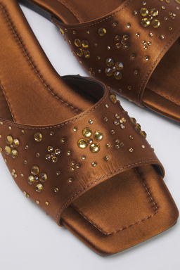 Trendyol Shoes Siyah Tasl? Saten S?k Kad?n Terlik TAKSS25TE00025 - Trendyolmilla фото 15