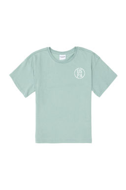 Футболка водно-зеленого цвета для мальчика Неожиданная скидка в корзине