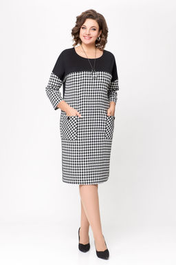 Блуза Swallow 803.2 черный+серебряный узор фото 990