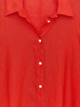 Camisa de lino holgada - H&m фото 5