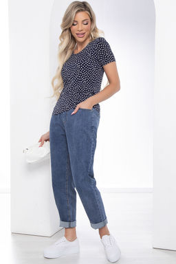 Блуза Рапсодия (темно-синяя) Б8420 - Lt collection фото 6