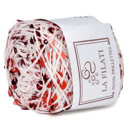 Royal Paillettes пряжа LA FILATI 55%%хлопок 45%пайетки 5х50г/120м