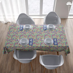 Скатерть 200х145см Marcella, длина стола до 160см, на 6-8 персон, рогожка (хлопок 100%) 171г/м2, упаковка классическая, пакет ПВХ 28х41см, Домашняя мода (Россия)  фото 2