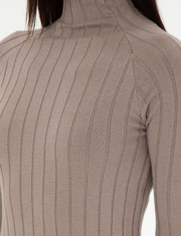 Krem Melanj Ex. Slim Fit Triko Elbise - Pierre cardin фото 6