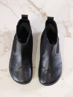 Босоногие ботинки 362.NATAbl.Черный/шерсть