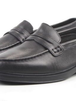 03-DYL144-1 BLACK Лоферы женские (натуральная кожа)