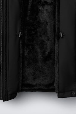 FAUX FUR HOODED PARKA - Zara фото 8