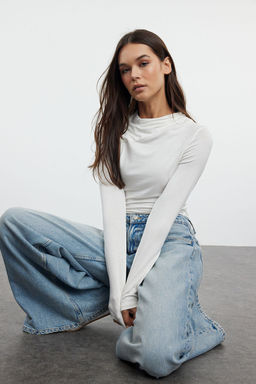 Ekru Buzgulu Yaka Astarl? Orme Body TWOAW25BD00006 - Trendyolmilla фото 2