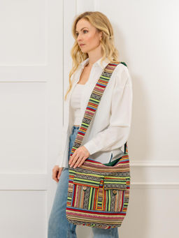 Сумка с 2 карманами на лямке № С7/4 (Лето-2025) - Ганг фото 2