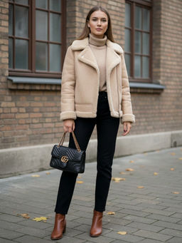 Джинсы МОМ на флисе