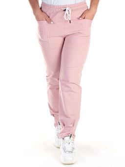 QB-83 PINK Брюки спортивные женские (95% хлопок, 5% стрейч) P&S